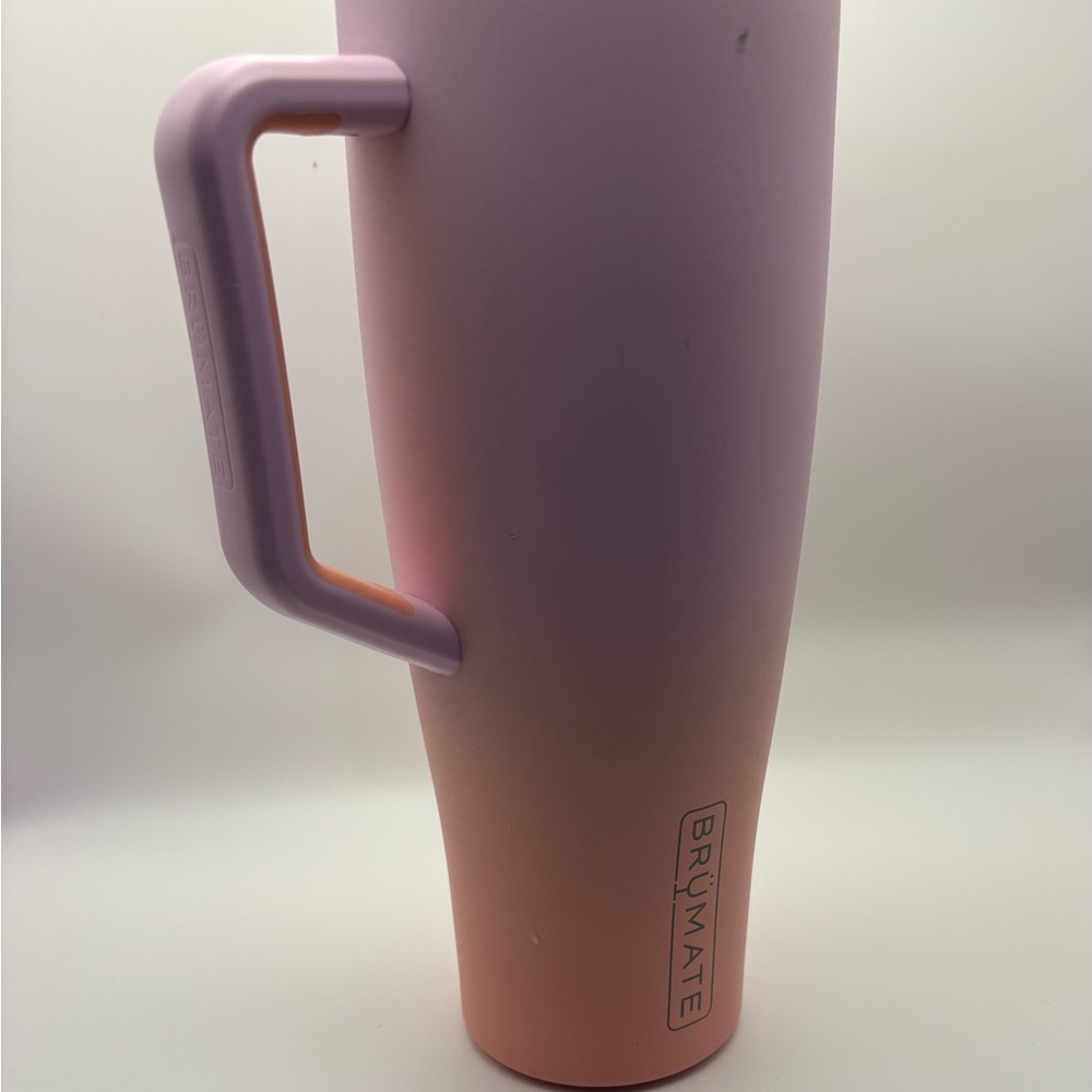 BrüMate Pink and Orange Tumbler